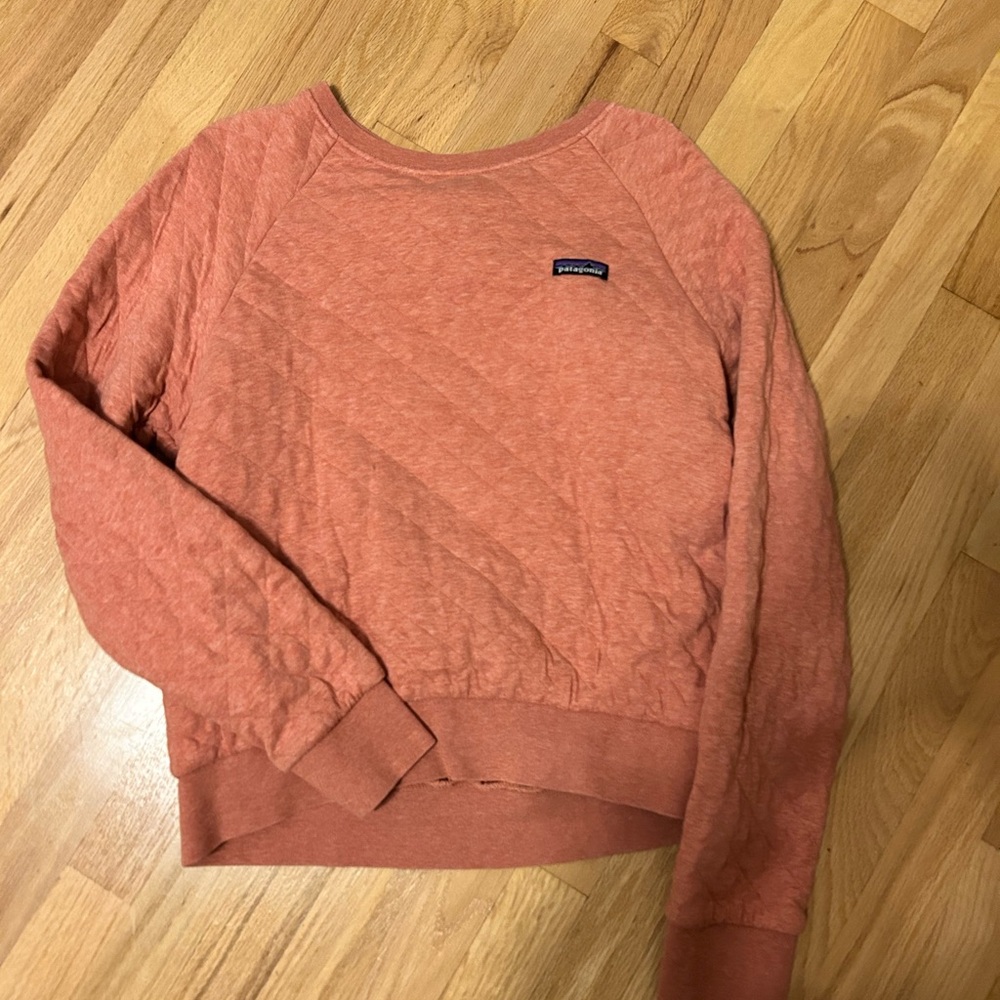 Patagonia Rust Quilted Pullover